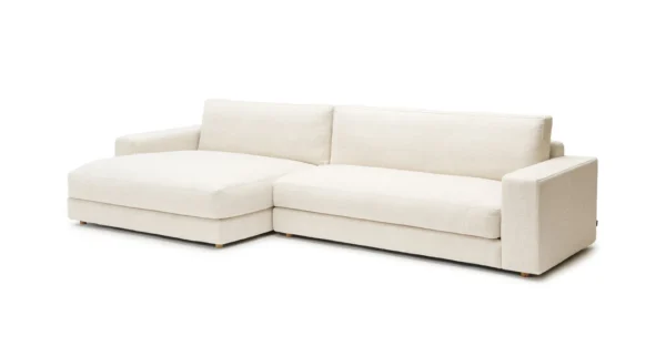 Oscar L shape Sofa - Oatmeal - Image 5